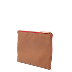フェンディ ポーチ 8M0275 レッド ブラウン レザー レディース FENDI 【中古】