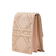 ディオール ディオラマ チェーンショルダーバッグ ピンク レザー レディース Dior 【中古】