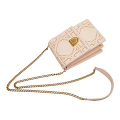 ディオール ディオラマ チェーンショルダーバッグ ピンク レザー レディース Dior 【中古】