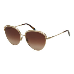 ティファニー サングラス TF3075 ブラウン ゴールド金具 レディース TIFFANY&Co. 中古