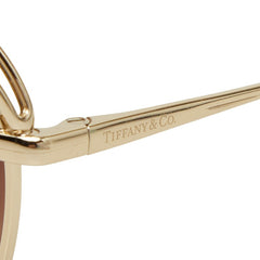 ティファニー サングラス TF3075 ブラウン ゴールド金具 レディース TIFFANY&Co. 【中古】