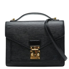 ルイ ヴィトン エピ モンソー ハンドバッグ ショルダーバッグ 2WAY M52122 ノワール ブラック レザー レディース LOUIS VUITTON 【中古】