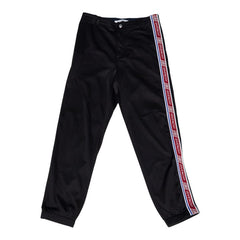 ジバンシー ロゴ サイドライン トラックパンツ サイズL ブラック マルチカラー ポリエステル メンズ Givenchy 【中古】