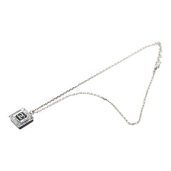 シャネル ココマーク スクエア ペンダント ネックレス 05A刻印 クリア ブラック プラスチック メタル レディース CHANEL 【中古】