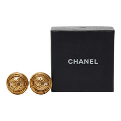 シャネル ココマーク ヴィンテージ イヤリング ゴールド メッキ フェイクパール レディース CHANEL 【中古】