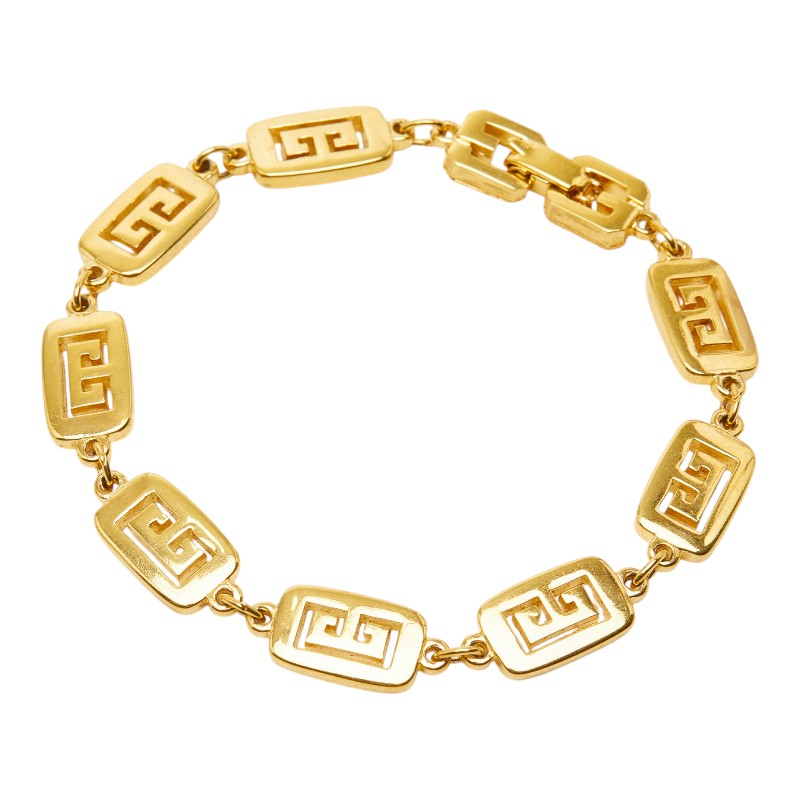 ジバンシー Gロゴ ブレスレット ゴールド メッキ レディース Givenchy 【中古】