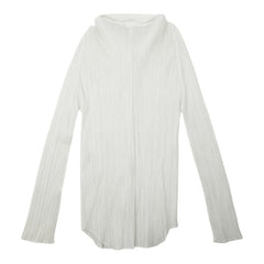 プリーツプリーズ イッセイミヤケ シャツ サイズ3 PP61-JJ831 ホワイト ポリエステル レディース PLEATS PLEASE 【中古】