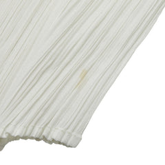プリーツプリーズ イッセイミヤケ シャツ サイズ3 PP61-JJ831 ホワイト ポリエステル レディース PLEATS PLEASE 【中古】
