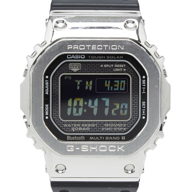 カシオ G-SHOCK 腕時計 GMW-B5000-1JF タフソーラー ブラック文字盤 ステンレススチール ラバー メンズ CASIO 【中古】