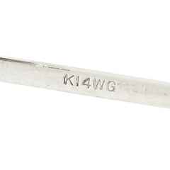セイコー K18WG ホワイトゴールド K14WG ホワイトゴールド ブルートパーズ ムーンストーン ピアス レディース SEIKO 【中古】