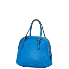 グッチ ハンドバッグ ショルダーバッグ 2WAY 341504 ブルー レザー レディース GUCCI 中古