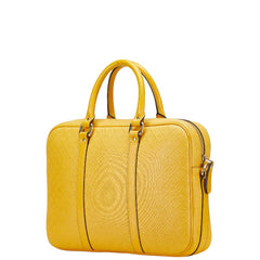 グッチ ディアマンテ ビジネスバッグ ショルダーバッグ 2WAY 344357 イエロー レザー レディース GUCCI 中古