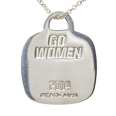 ティファニー GO WOMEN ウィメンズマラソン 2014 スプレーマム ネックレス SV925 シルバー レディース TIFFANY&Co. 【中古】
