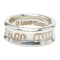 ティファニー 1837 ナロー リング リング 指輪 SV925 シルバー レディース TIFFANY&Co. 【中古】