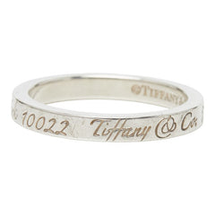 ティファニー ノーツ ナロー ニューヨーク リング 指輪 SV925 シルバー レディース TIFFANY&Co. 【中古】