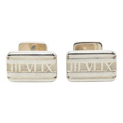ティファニー アトラス カフリンクス カフス SV925 シルバー メンズ TIFFANY&Co. 【中古】