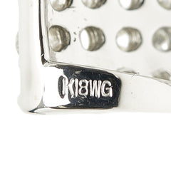 K18WG ホワイトゴールド ダイヤ1.75ct グラデーション ペンダントトップ ネックレス レディース 【中古】