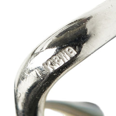 真珠 K18WG ホワイトゴールド マベパール29.6×17.1×mm ムーンストーン0.09ct パライバトルマリン0.06ct ペンダントトップ レディース 【中古】