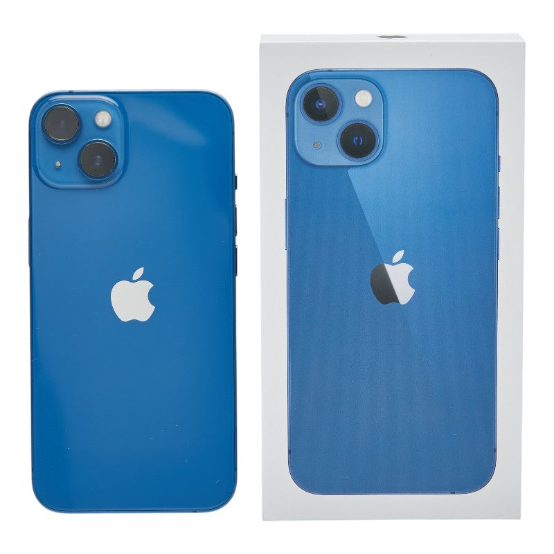 アップル iPhone 13 256GB アイフォン13 SIMフリー スマートフォン ブルー ユニセックス Apple 【中古】