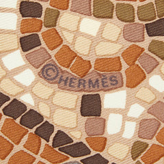 エルメス カレ90 SOUS LE GIDE DE MARS 軍神マルス スカーフ ベージュ マルチカラー シルク レディース HERMES 【中古】