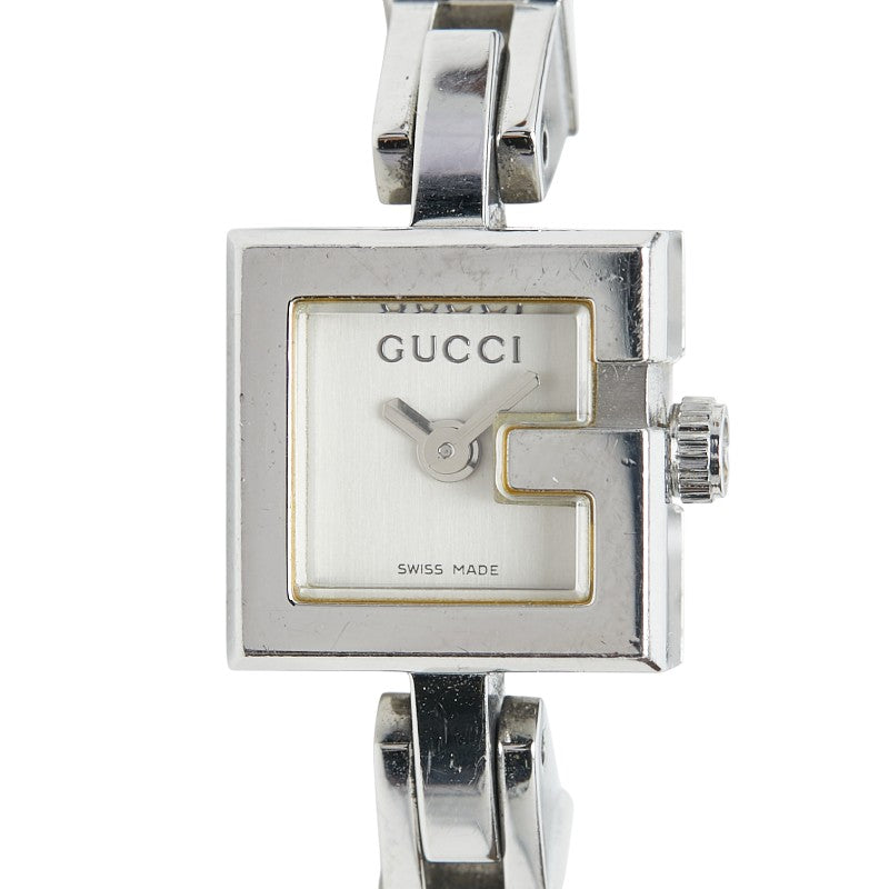 グッチ 腕時計 102 クオーツ シルバー文字盤 ステンレススチール レディース GUCCI 【中古】