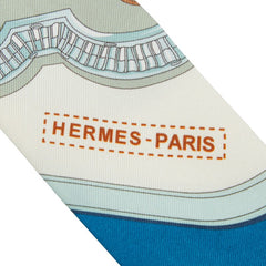 エルメス ツイリー GRAND APPARAT スカーフ ホワイト マルチカラー レディース HERMES 【中古】