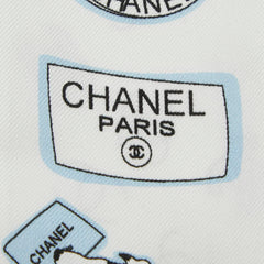 シャネル ツイリー ココマーク 総柄 スカーフ ホワイト マルチカラー レディース CHANEL 【中古】
