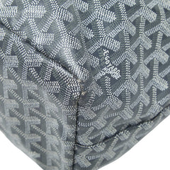 ゴヤール サンルイPM トートバッグ グレー PVC レザー レディース GOYARD 【中古】