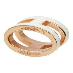 エルメス ポップH ポップアッシュ ペンダントトップ ゴールド アイボリー メッキ レディース HERMES 【中古】