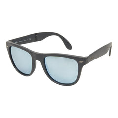 レイバン Folding Wayfarer 折り畳み式 サングラス 4105 6022 30 グレー プラスチック メンズ Ray-Ban 【中古】