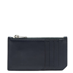 サンローラン カードケース コインケース フラグメントケース 458589 ネイビー レザー レディース SAINT LAURENT 【中古】