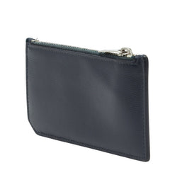 サンローラン カードケース コインケース フラグメントケース 458589 ネイビー レザー レディース SAINT LAURENT 【中古】