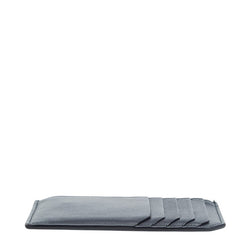 サンローラン カードケース コインケース フラグメントケース 458589 ネイビー レザー レディース SAINT LAURENT 【中古】