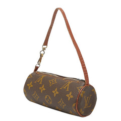 ルイ ヴィトン モノグラム パピヨン付属 ポーチ ブラウン PVC レザー レディース LOUIS VUITTON 【中古】