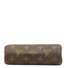 ルイ ヴィトン モノグラム パピヨン付属 ポーチ ブラウン PVC レザー レディース LOUIS VUITTON 【中古】