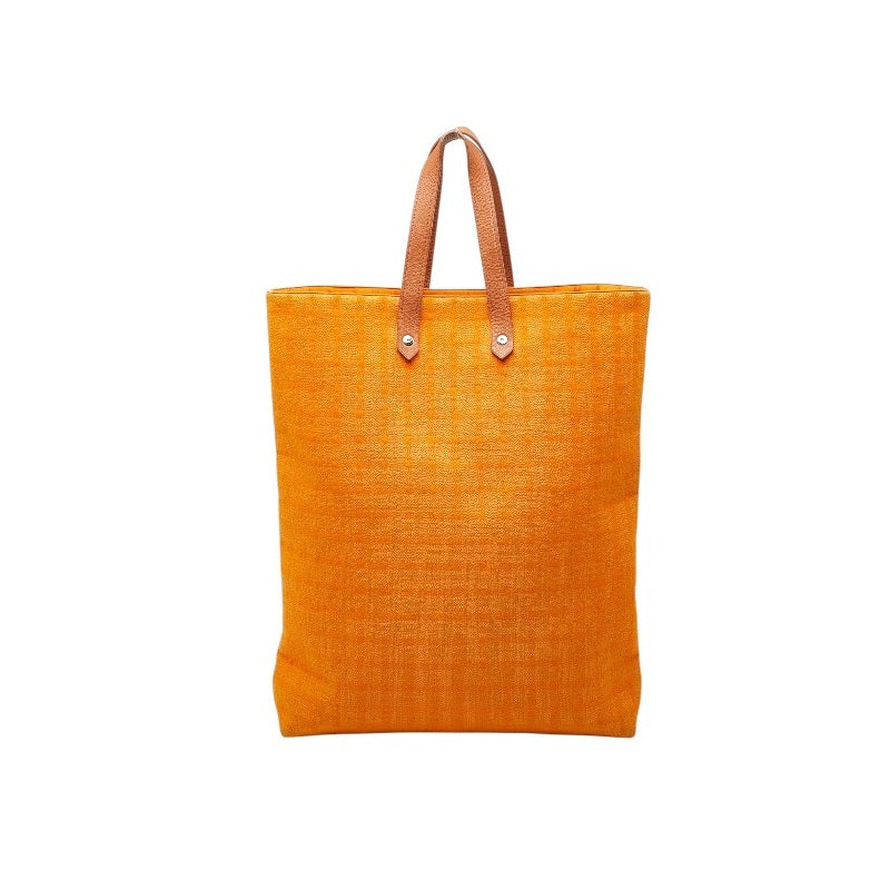 エルメス アメダバ ディアゴGM トートバッグ ハンドバッグ オレンジ ウール コットン レディース HERMES 【中古】