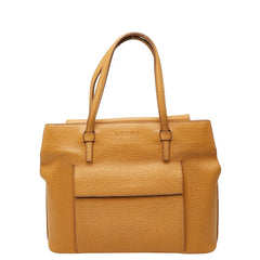 ロエベ ヴィンテージ ハンドバッグ トートバッグ ベージュ レザー レディース LOEWE 【中古】