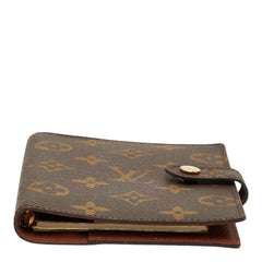 ルイ ヴィトン モノグラム アジェンダPM システム手帳 R20005 ブラウン PVC レザー レディース LOUIS VUITTON 【中古】