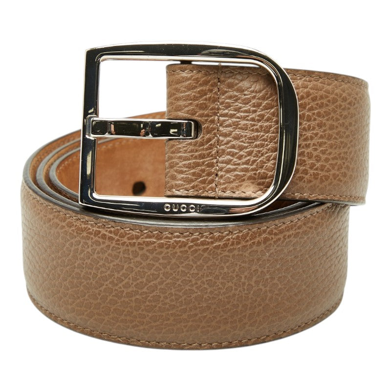 グッチ ベルト サイズ：85/34 449716 ブラウン レザー メンズ GUCCI 【中古】