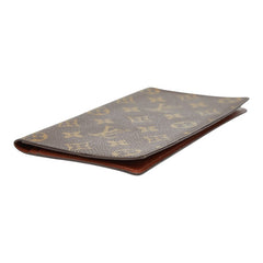 ルイ ヴィトン モノグラム ポルト シェキエ カルトクレディ 長財布 M62225 ブラウン PVC レザー レディース LOUIS VUITTON 【中古】
