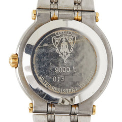 グッチ 腕時計 9000L クオーツ ゴールド文字盤 ステンレススチール メッキ レディース GUCCI 【中古】