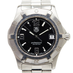 タグホイヤー エクスクルーシブ 腕時計 WN1110 クオーツ ブラック文字盤 ステンレススチール メンズ TAG HEUER 【中古】