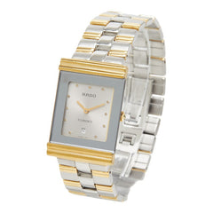ラドー フローレンス 腕時計 クオーツ シルバー文字盤 ステンレススチール メッキ メンズ RADO 【中古】