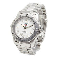 タグホイヤー プロフェッショナル200 腕時計 WK1111 クオーツ ホワイト文字盤 ステンレススチール メンズ TAG HEUER 【中古】