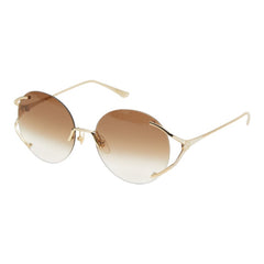 グッチ グラデーション サングラス GG0645S ゴールド ブラウン メタル プラスチック レディース GUCCI 【中古】