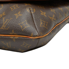 ルイ ヴィトン モノグラム ミュゼット 斜め掛け ショルダーバッグ M51256 ブラウン PVC レザー レディース LOUIS VUITTON 【中古】