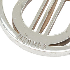 エルメス ハープ キーリング キーホルダー バッグチャーム シルバー メタル レディース HERMES 【中古】