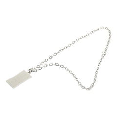 ドルチェアンドガッバーナ ロゴプレート ネックレス シルバー メタル メンズ DOLCE&GABBANA 【中古】