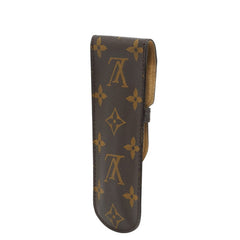 ルイ ヴィトン モノグラム エテュイ スティロ ペンケース M62990 ブラウン PVC レザー レディース LOUIS VUITTON 【中古】