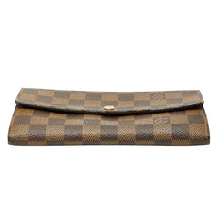 ルイ ヴィトン ダミエ ポルトモネ クレディ 長財布 N61725 ブラウン PVC メンズ LOUIS VUITTON 【中古】